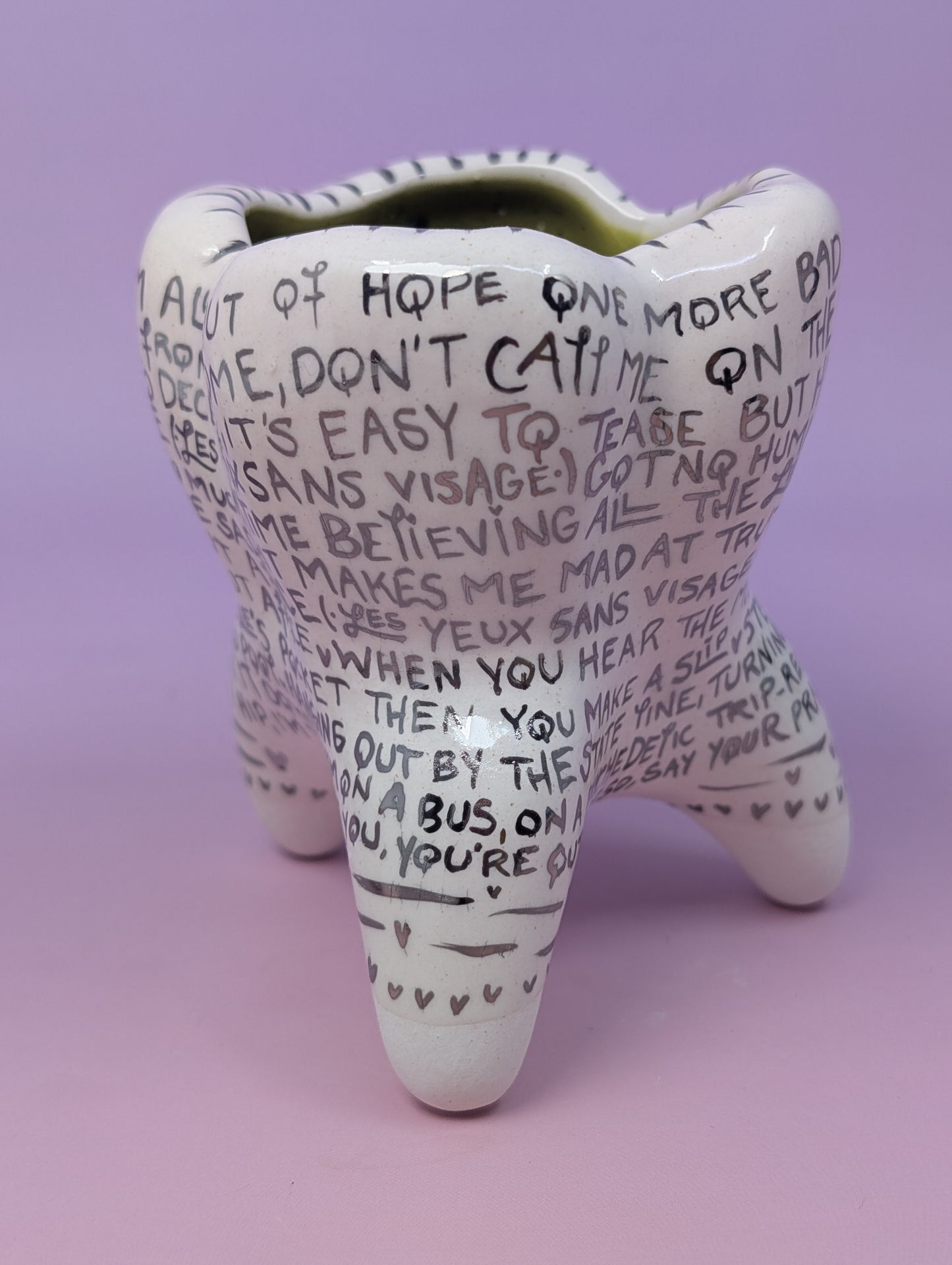 "Eyes Without a Face" Vase