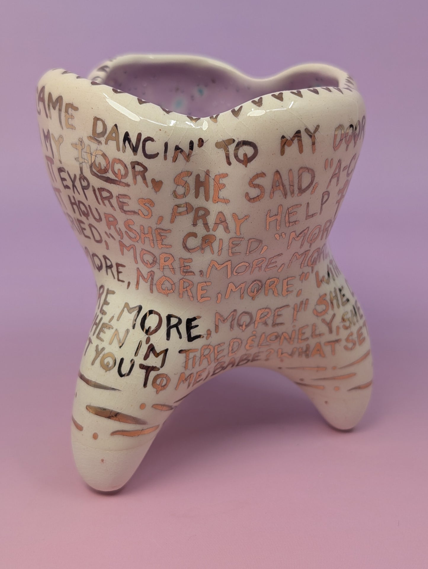 "Rebel Yell" Vase