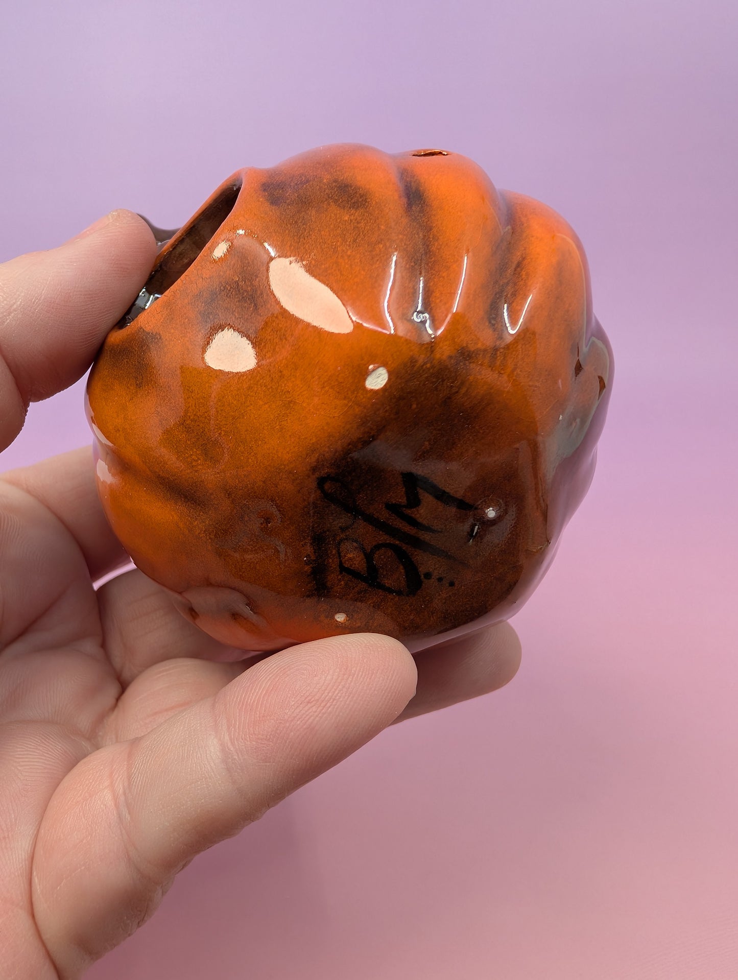 Mouse on Jack-o-Lantern Pipe