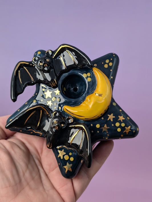 Celestial Star Double Bat and Moon Pipe