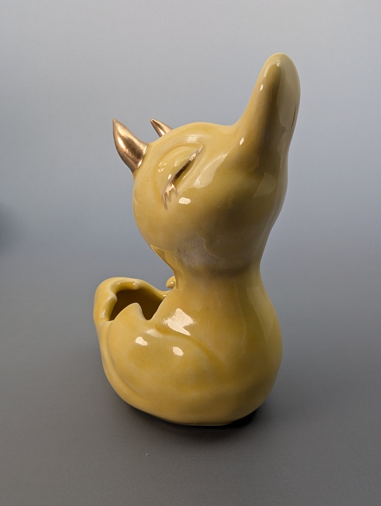 Devil Ducky Personal Ashtray - Canary & Gold