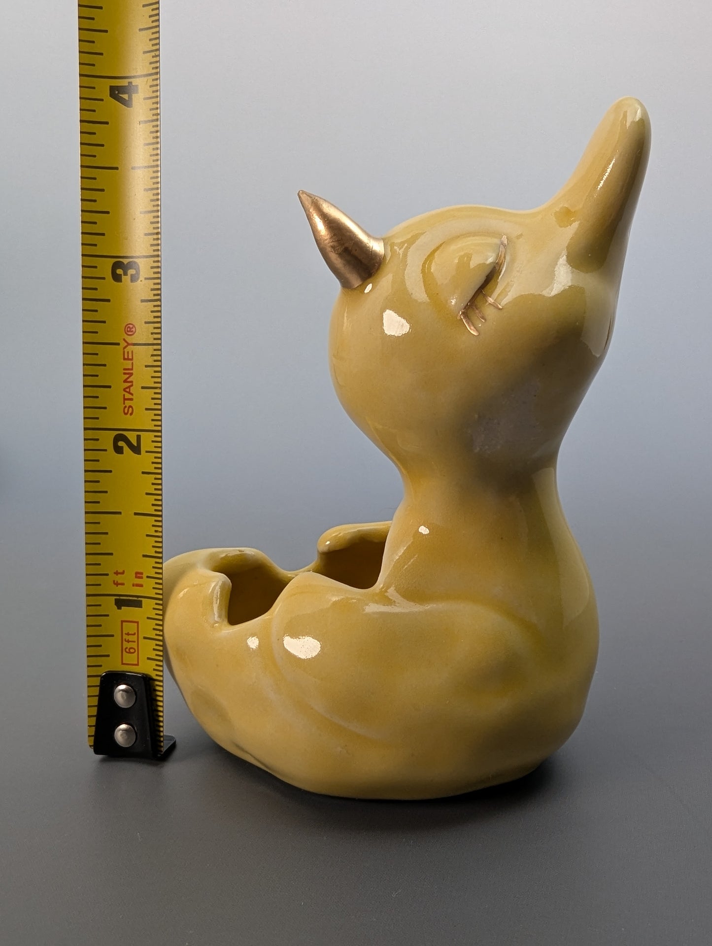 Devil Ducky Personal Ashtray - Canary & Gold