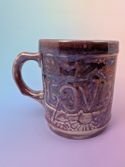 Love Mug - Purple Opalescent