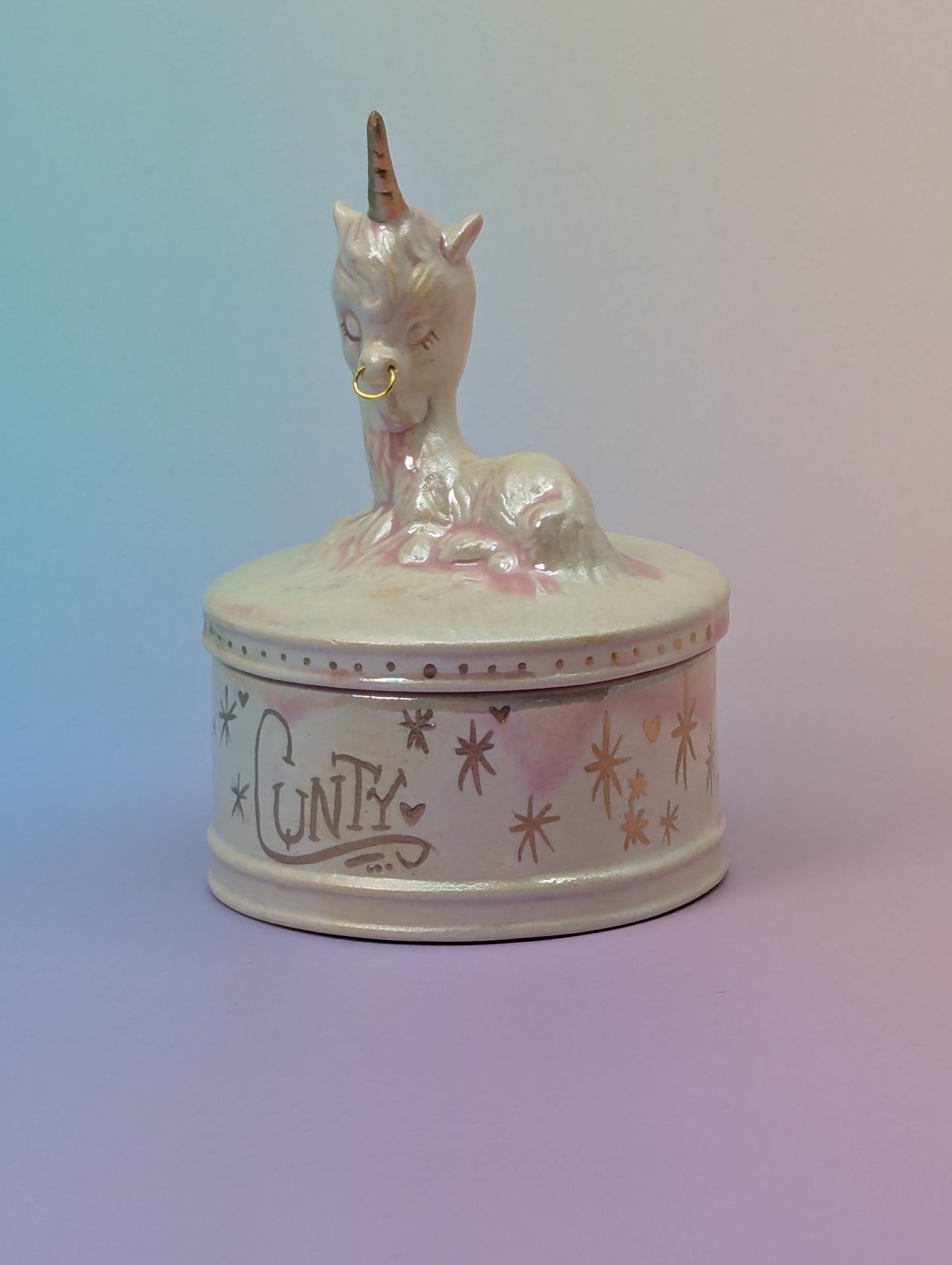 Unicorn Jar with Septum Ring