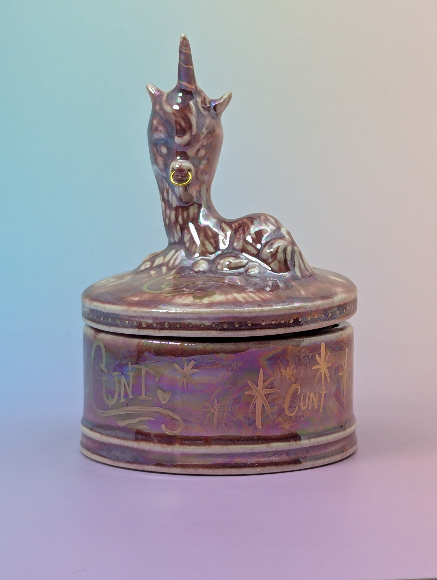 Unicorn Jar with Septum Ring