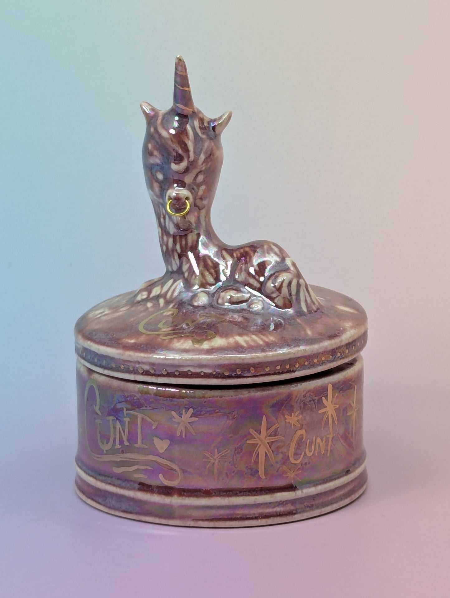 Unicorn Jar with Septum Ring