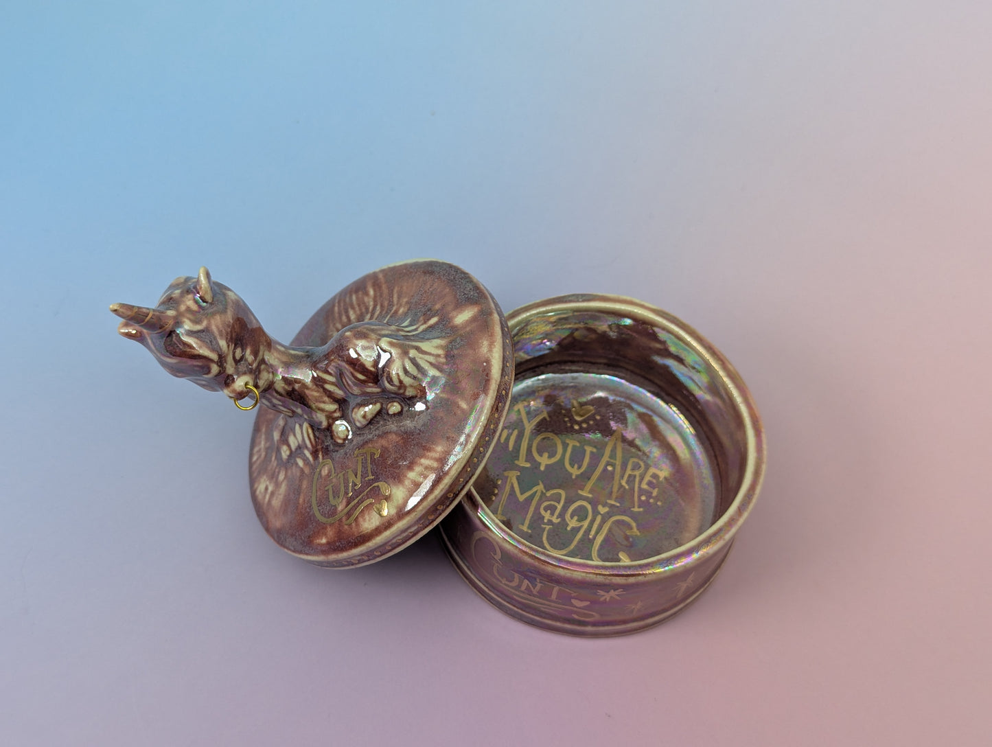 Unicorn Jar with Septum Ring