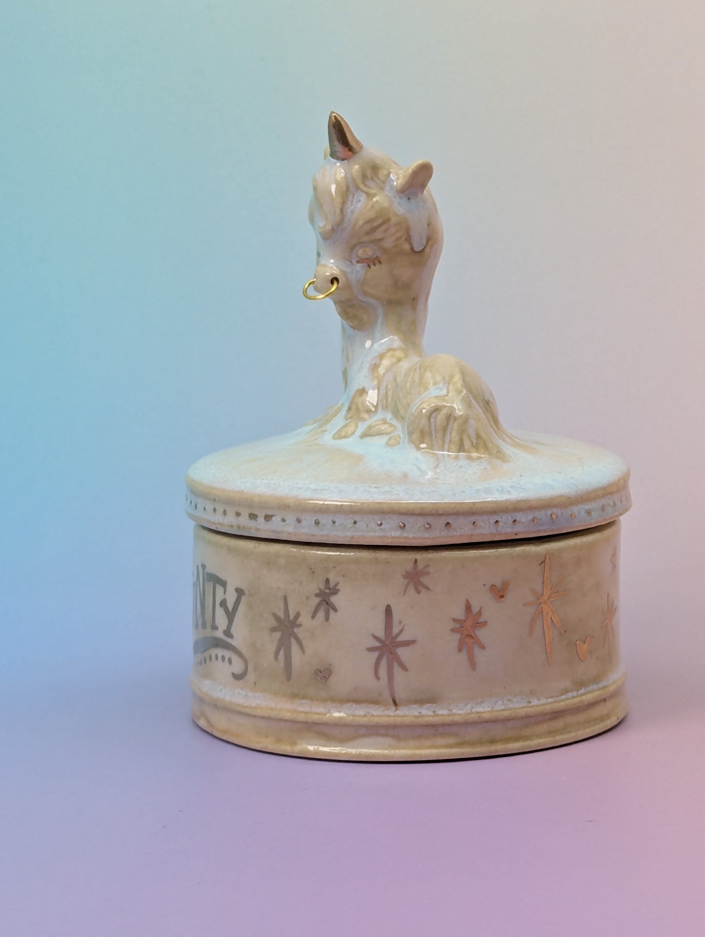 Unicorn Jar with Septum Ring