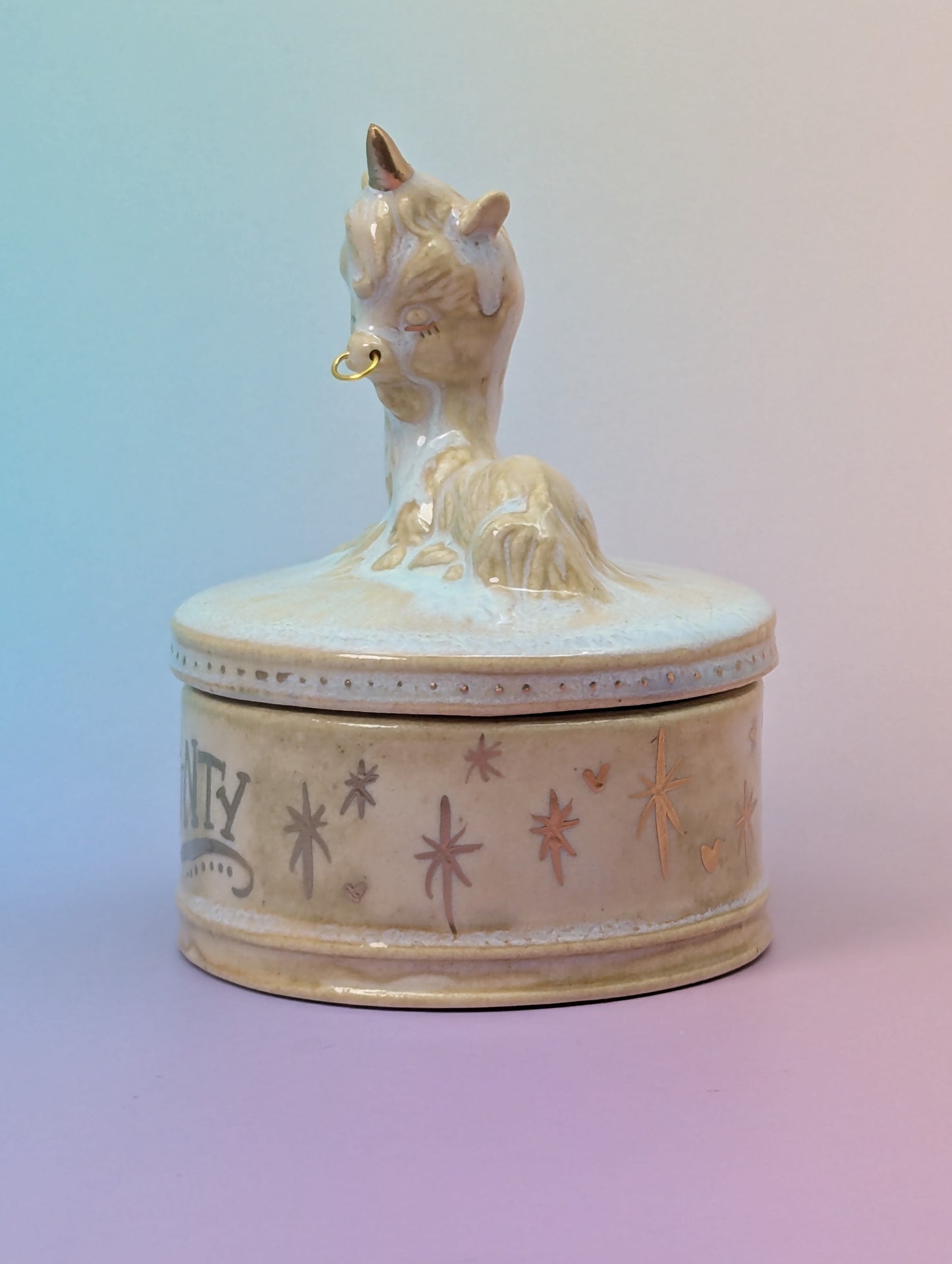 Unicorn Jar with Septum Ring