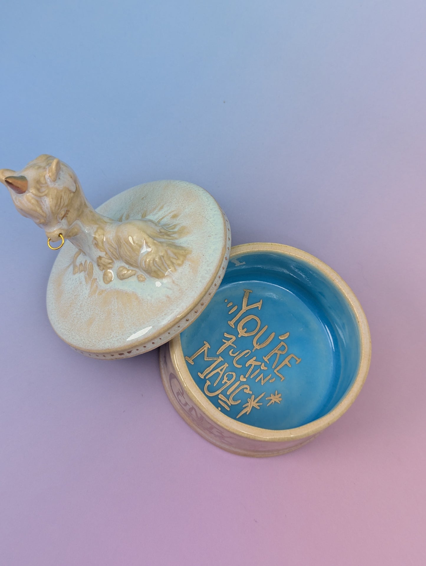 Unicorn Jar with Septum Ring
