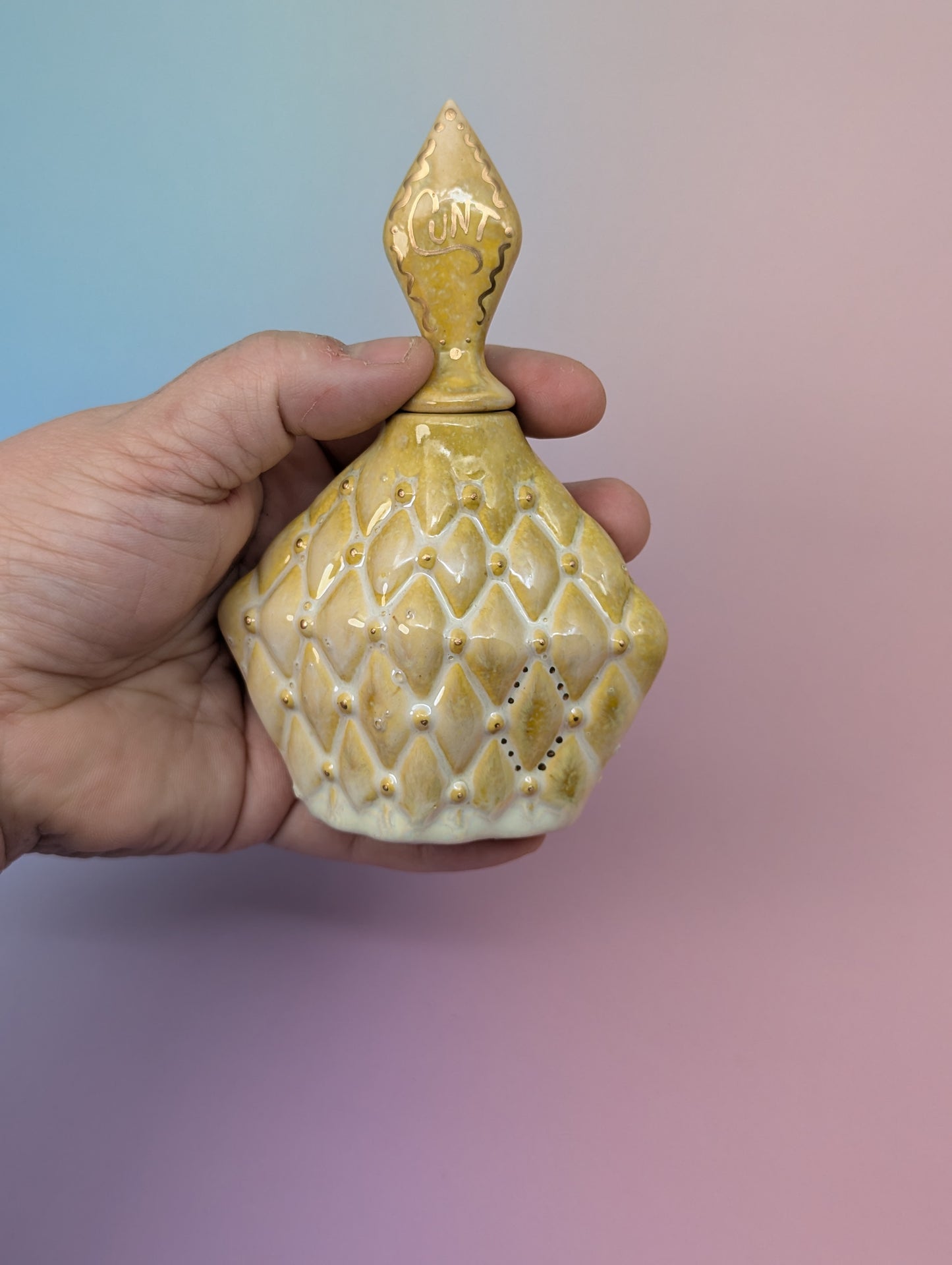 Cunt Quilted Perfume Jar