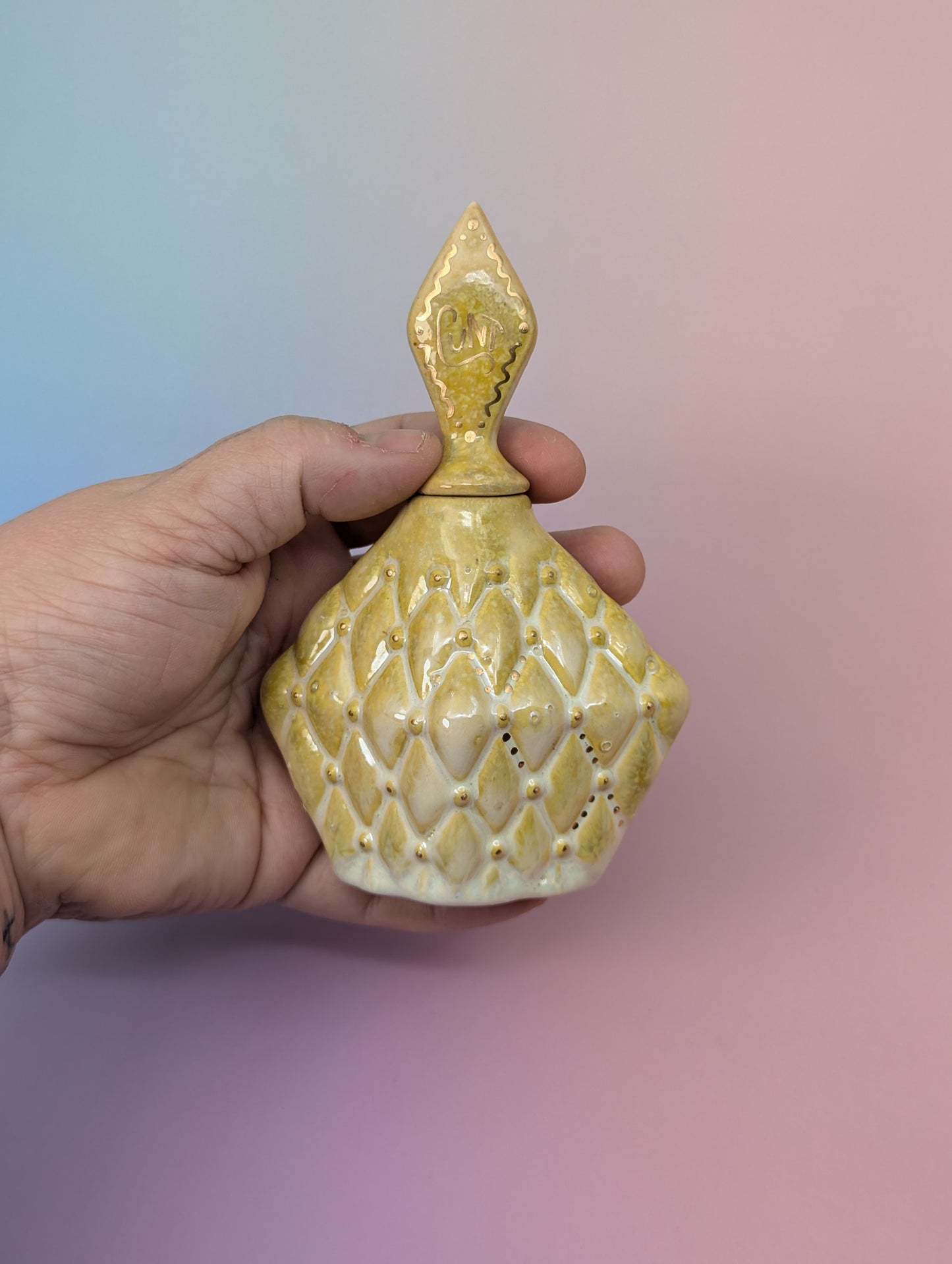 Cunt Quilted Perfume Jar