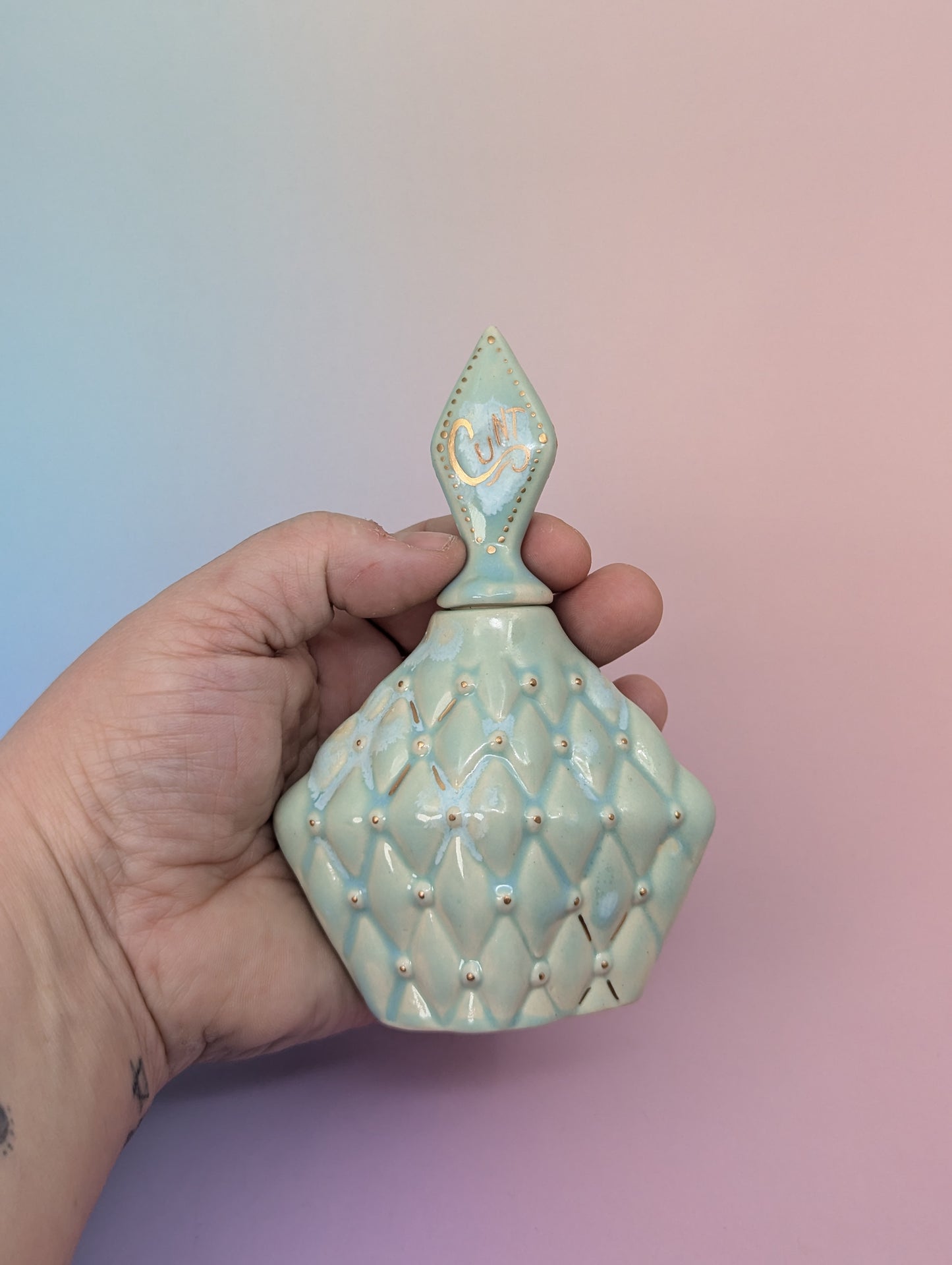 Cunt Quilted Perfume Jar