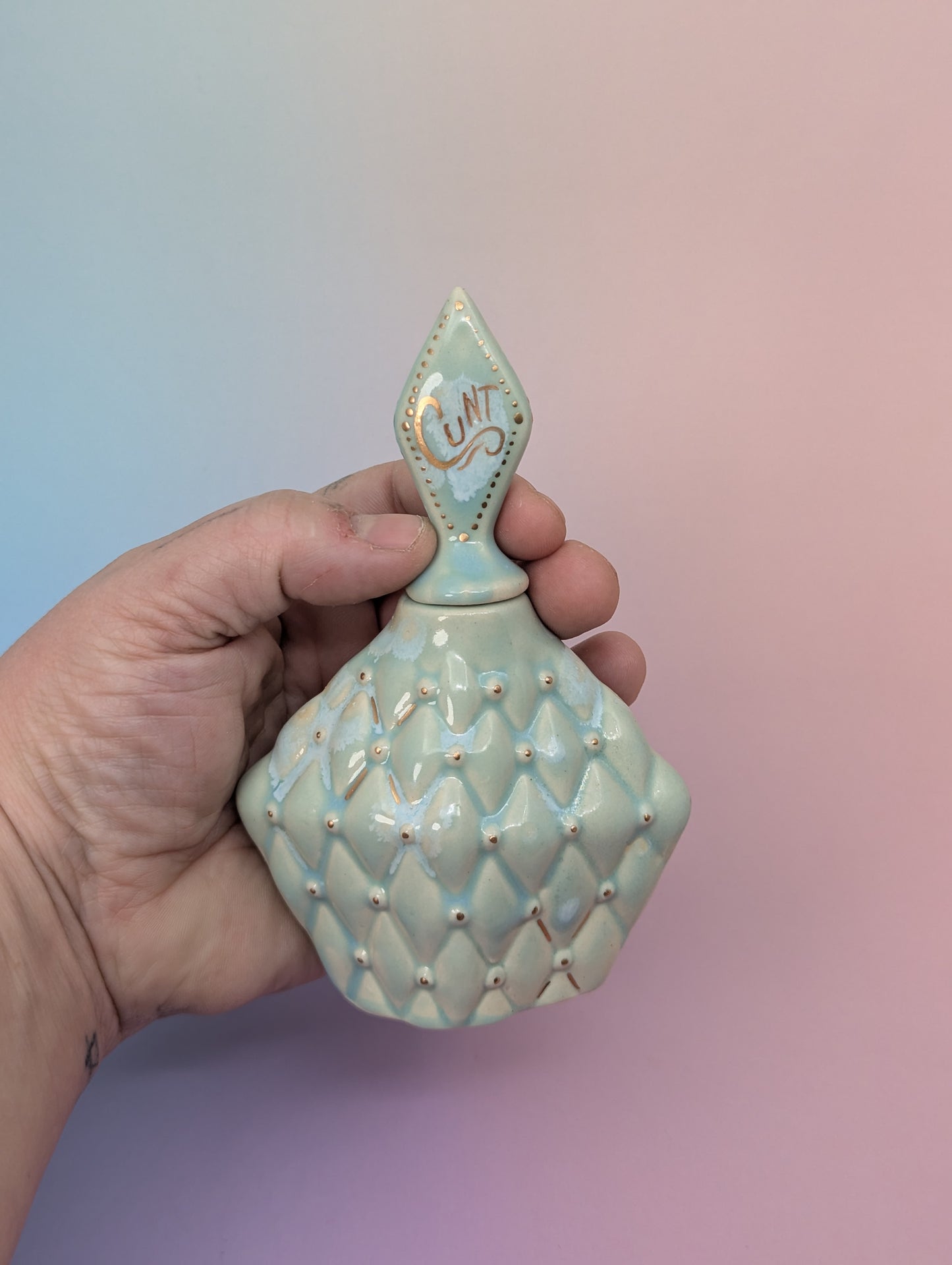 Cunt Quilted Perfume Jar