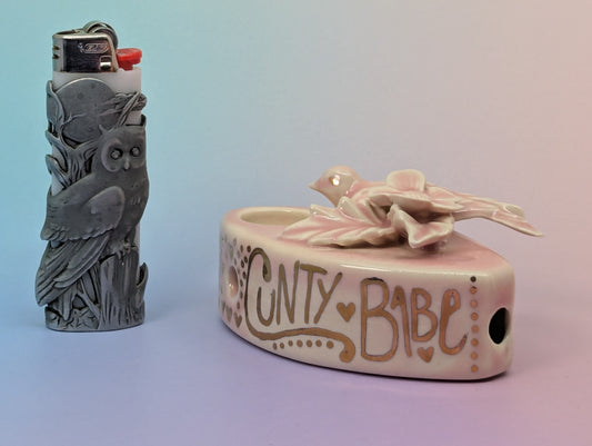 Cunty Babe Bird & Dogwood Pipe