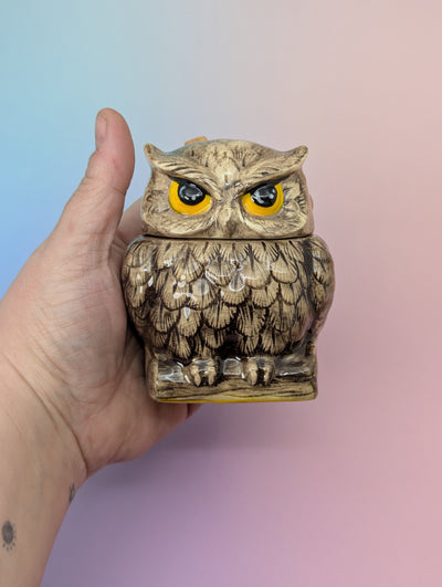 Owl Sugar/Salt Bowl