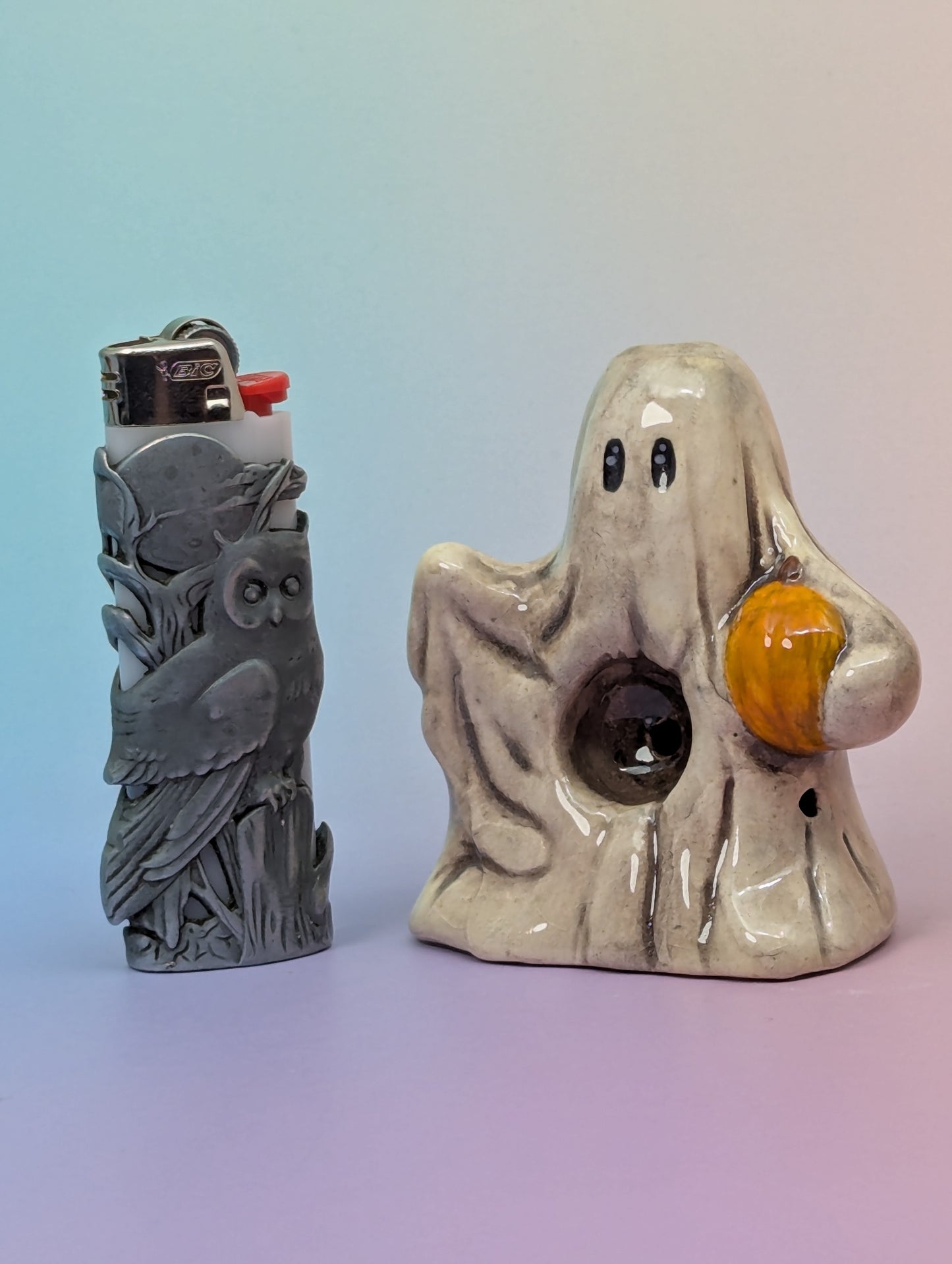 Ghostie W/Pumpkin Pipe