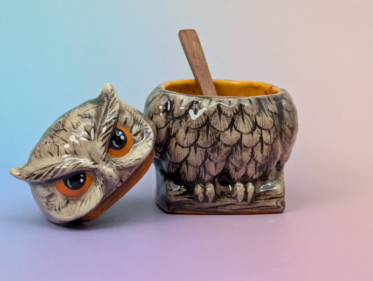 Owl Sugar/Salt Bowl