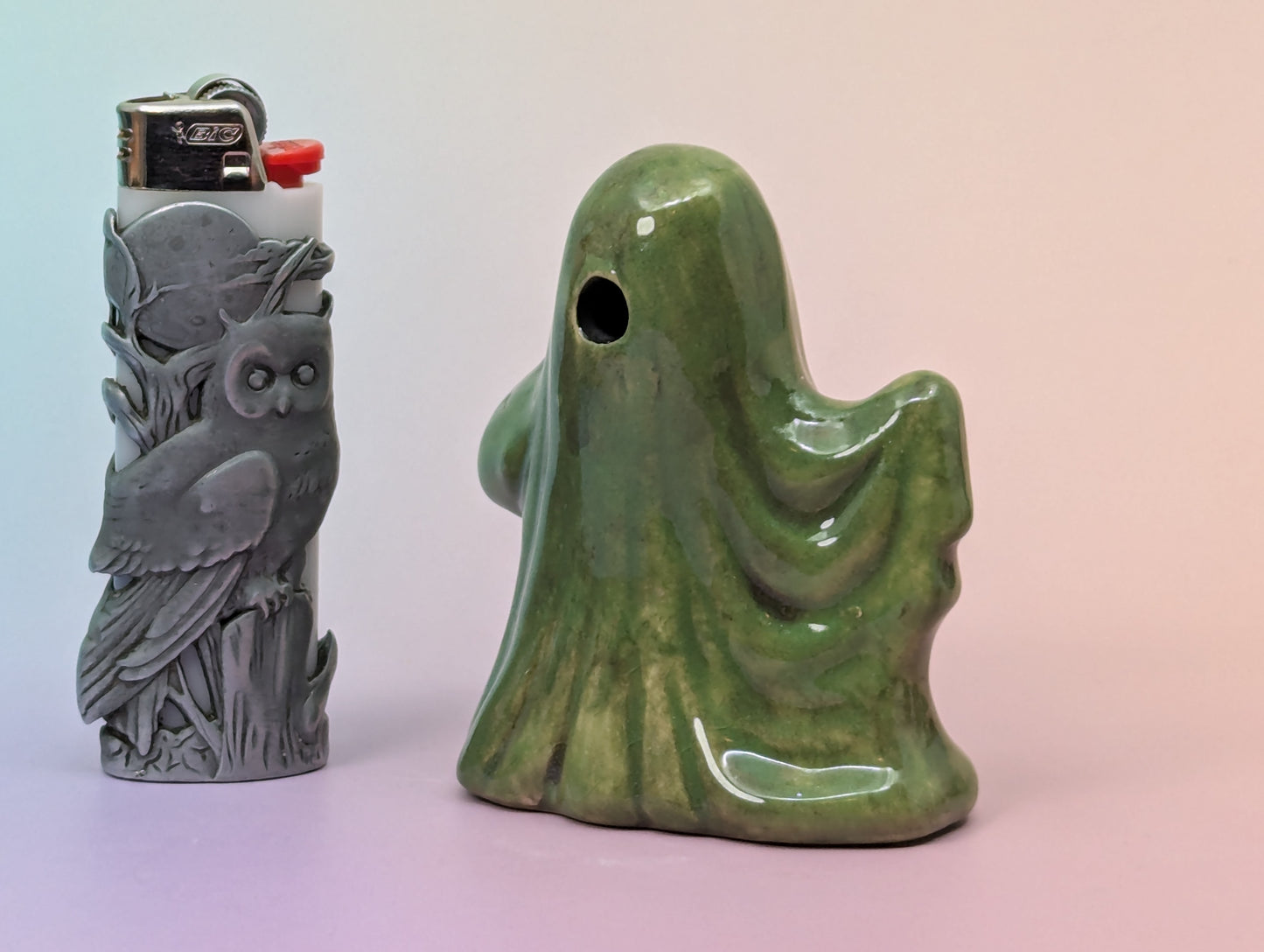 Ghostie W/Pumpkin Pipe