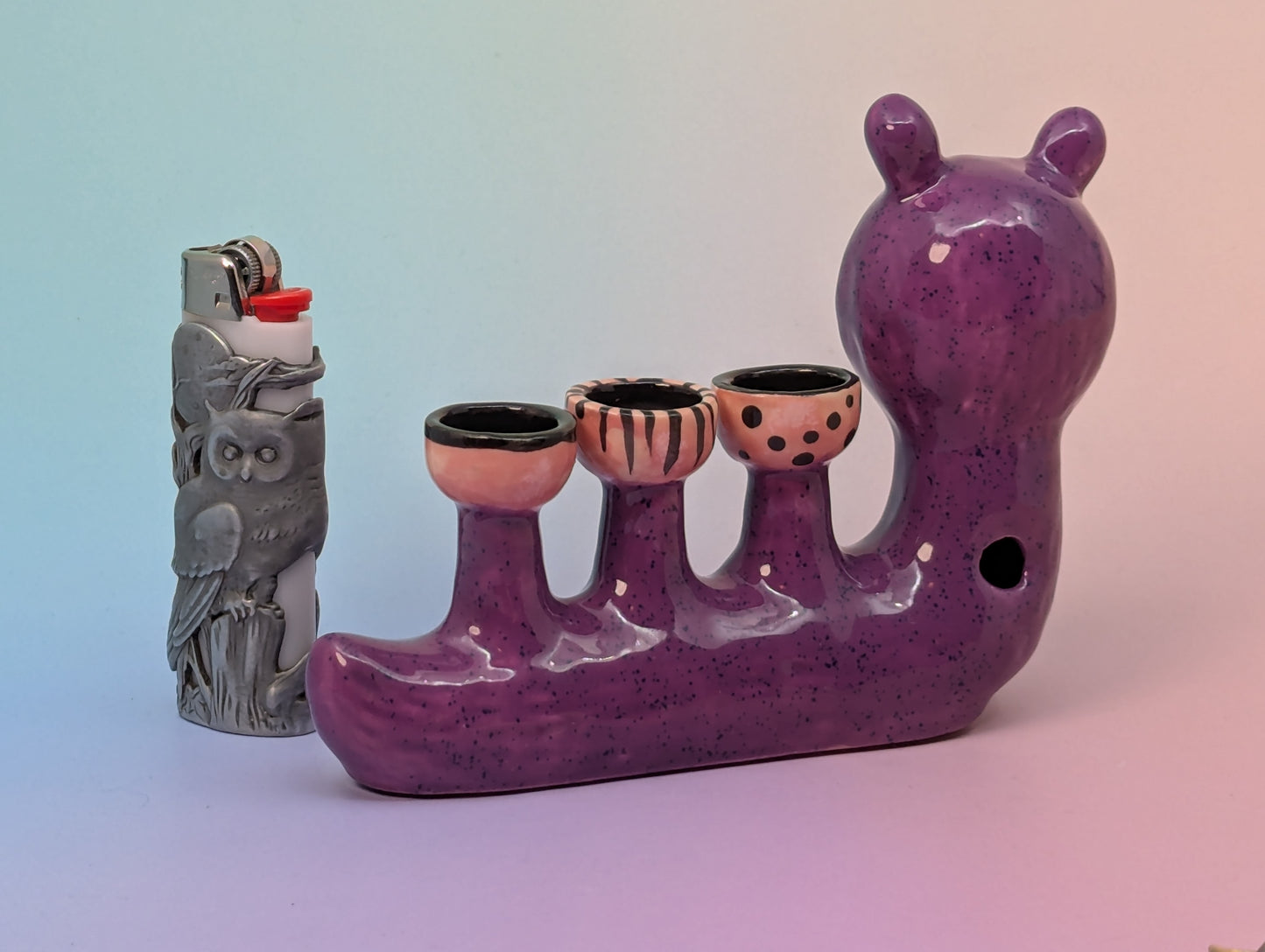 Inchworm Triple Bowl Pipe