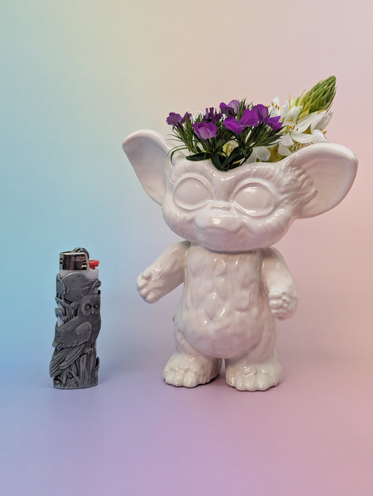 Gizmo Planter - White Gloss