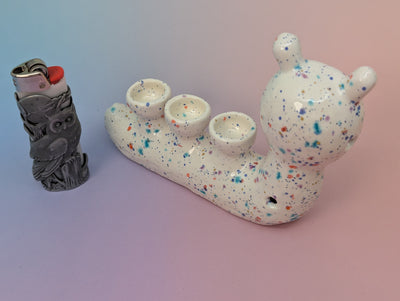 Inchworm Triple Bowl Pipe