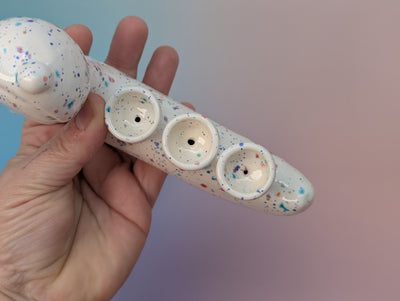 Inchworm Triple Bowl Pipe