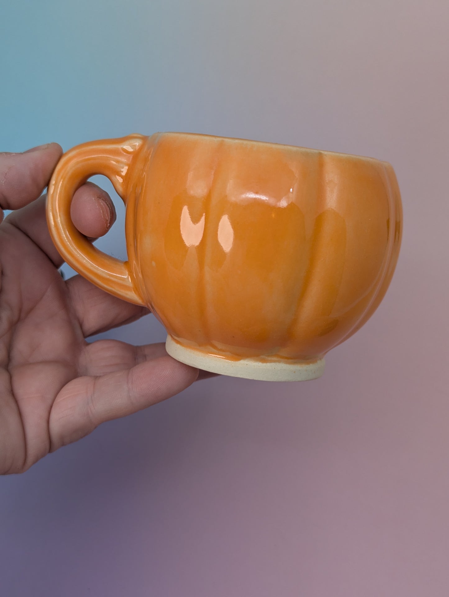 Pumpkin Mug W/Lid