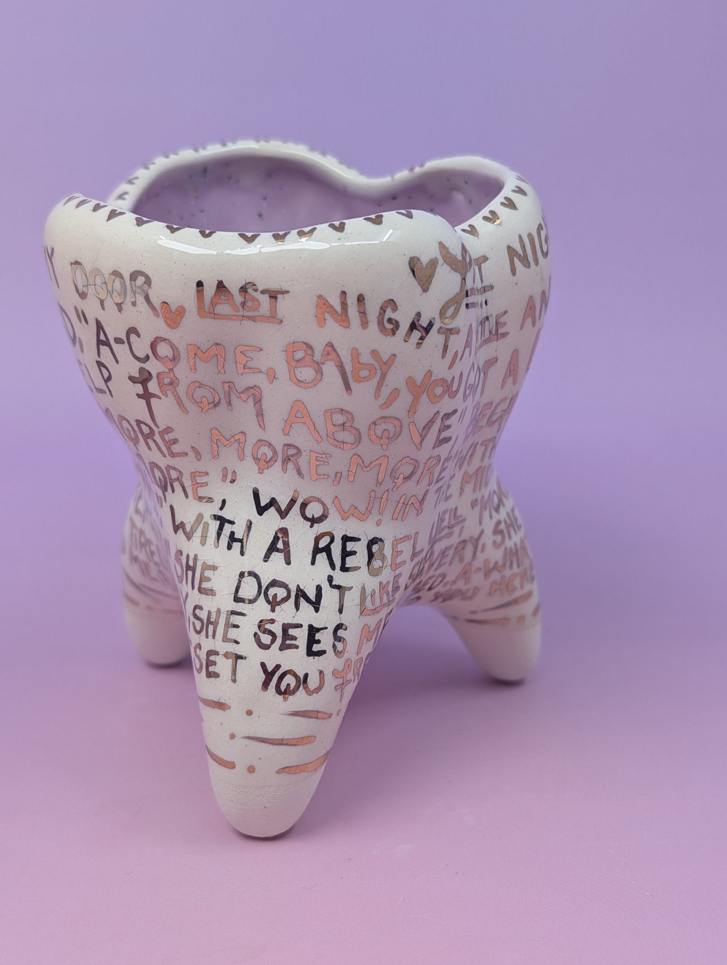 "Rebel Yell" Vase
