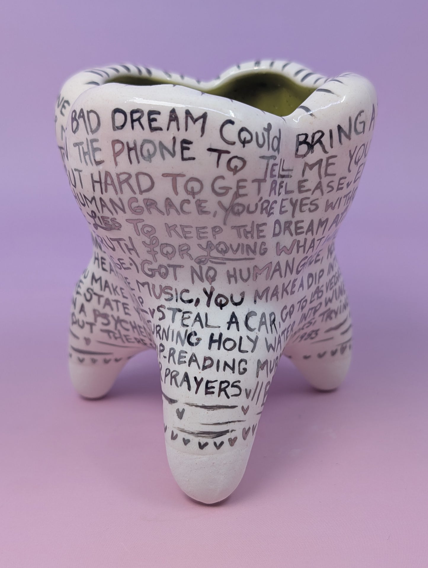 "Eyes Without a Face" Vase