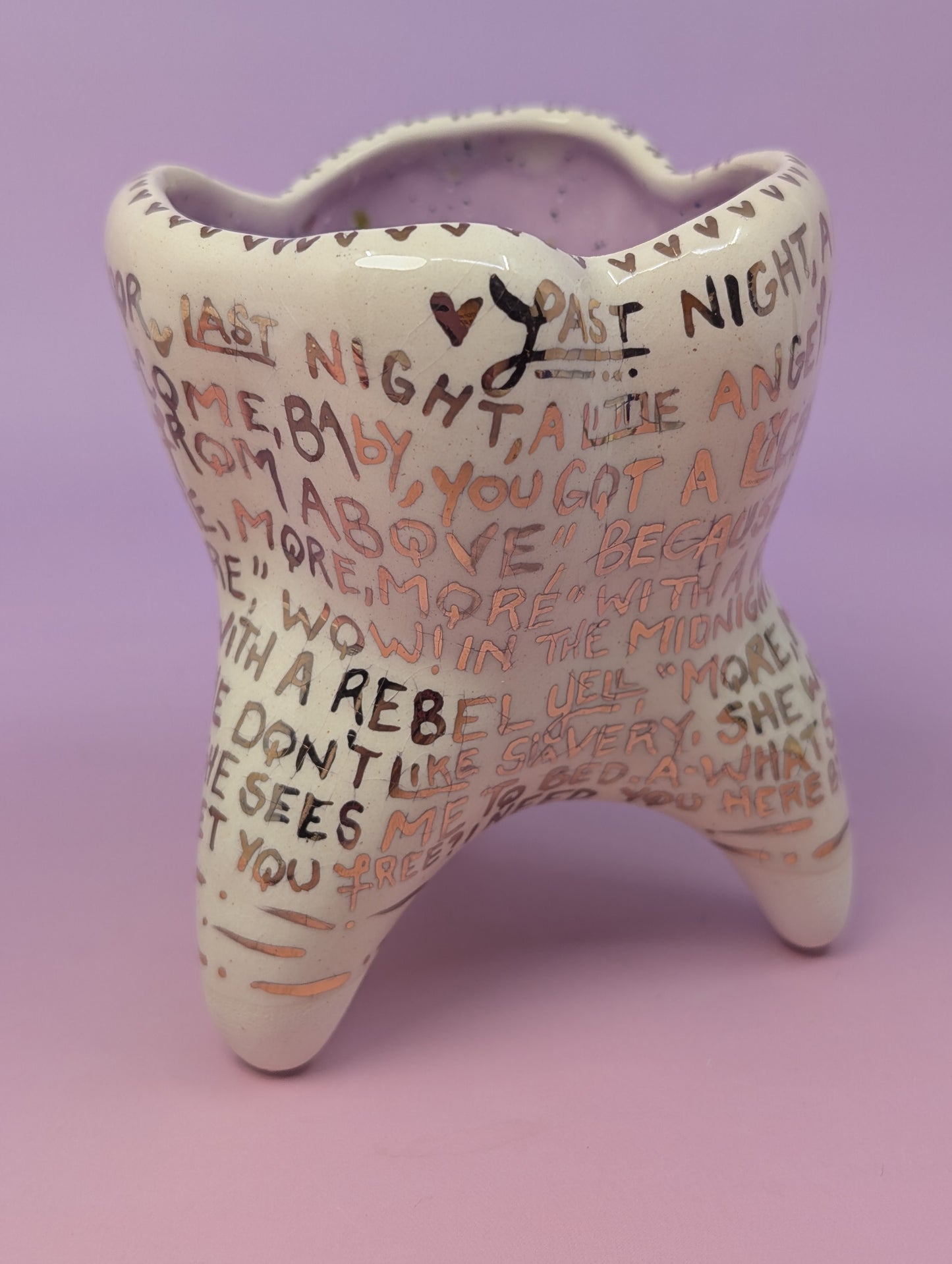 "Rebel Yell" Vase